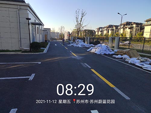 蘇州道路標線冷漆多少錢一平？道路劃線價格多少一米？